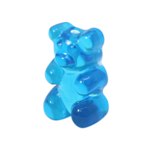 Resin Anh&auml;nger Gummib&auml;rchen Blue