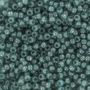 Miyuki Rocailles 11/0 Ceylon translucent eucalyptus blue 11-2376