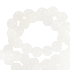 Naturstein Perlen Quarz 8mm White