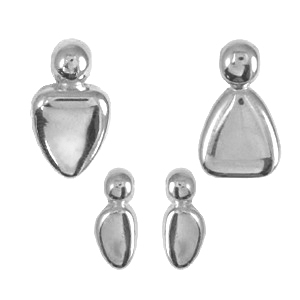 Metall Anh&auml;nger DQ Family Antik silber (Nickelfrei)