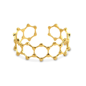 Ringe aus Stainless Steel - Rostfreiem Stahl Gold