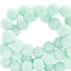 4 mm Glasperlen opaque Soothing sea green