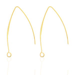 Ohrringe aus Stainless Steel - Rostfreiem Stahl Gold