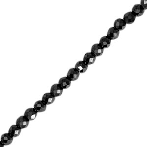 Hematite Perlen Facett 2mm Black