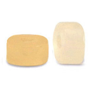 Natursteinperlen Quarz Disc 6x3mm Amber orange