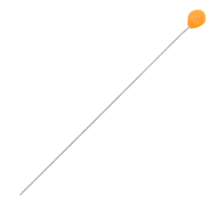 Metall Zubeh&ouml;r DQ Nietstifte 52mm Antik silber-neon orange (Nickelfrei)