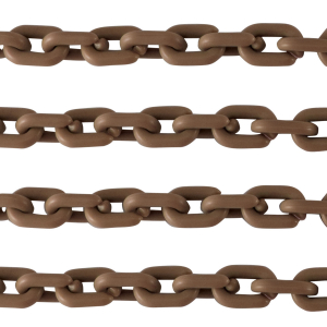 Acrylkette 15mm matt Savannah brown