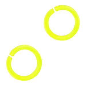 Farbiges Zubeh&ouml;r Binderinge Neon yellow