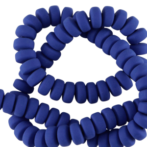 Polymer Perlen Rondell 7mm Bold blue