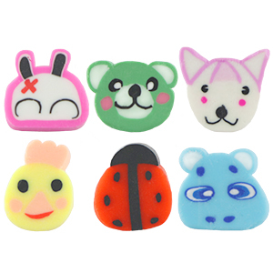 Polymer Perlen Animal Mix Multicolour