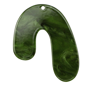 Resin Anh&auml;nger im Organicdesign Moss green