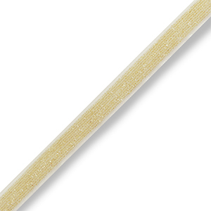 Schmuckband Beige-gold glitter