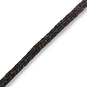 Schmuckband Black-multicolour glitter