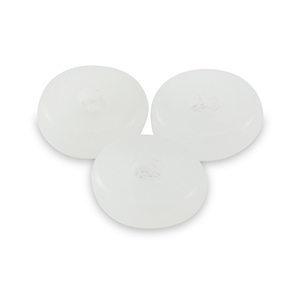 Natursteinperlen Marmor und Calcit Rondell 6mm White