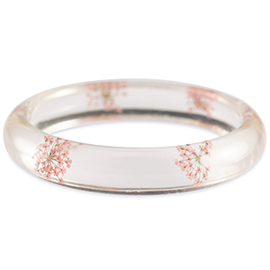 Armb&auml;nder mit getrockneter Blume Light pink