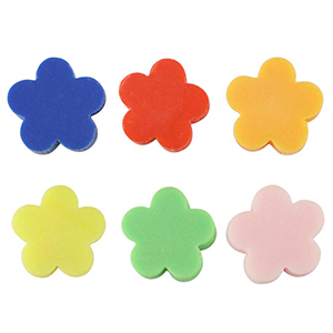 Polymer Perlen Blume 10mm Multicolour