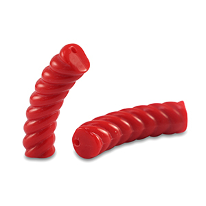 Tube Acrylperlen Twisted Red