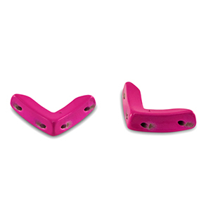 Tile beads Pfeil Magenta pink