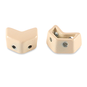 Tile beads Pfeil Apricot beige