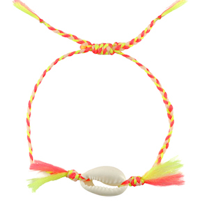 Armb&auml;nder Kauri Neon yellow-pink