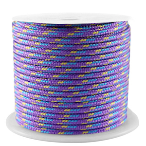Segeltau 2mm Purple-blue-gold