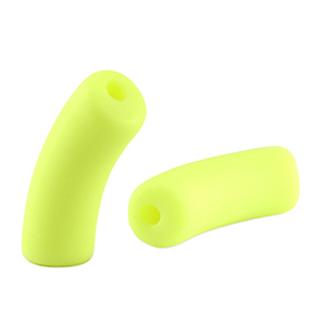 Tube Acrylperlen matt Neon yellow