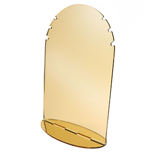 Plexx Schmuckdisplay f&uuml;r Ketten Gold