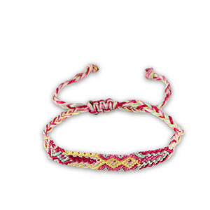 Armb&auml;nder Bordeaux red-quarzo pink