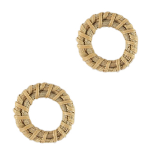 Rattan Anh&auml;nger 24mm Natural beige