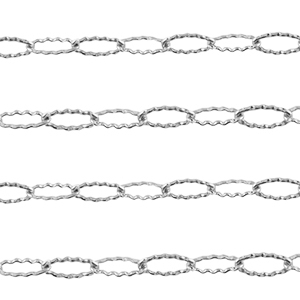 Stainless Steel - Rostfrei Stahl Schmuckzubeh&ouml;r Ankerkette Gliederkette Silver