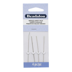 Beadalon F&auml;delnadel variety pack Silver
