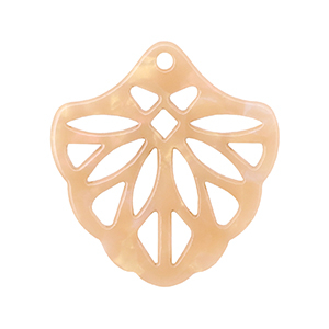 Resin Anh&auml;nger Peach blush opal