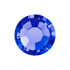 Geburtssteine September Preciosa SS16 flat back (4mm) Sapphire blue