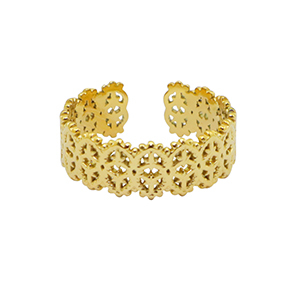 Ringe aus Stainless Steel - Rostfreiem Stahl Gold