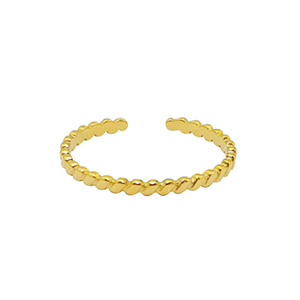 Ringe aus Stainless Steel - Rostfreiem Stahl Gold