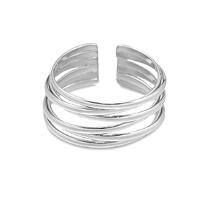 Ringe aus Stainless Steel - Rostfreiem Stahl Silver