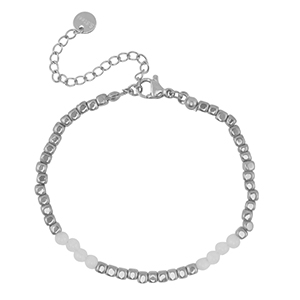 Armb&auml;nder aus Stainless Steel - Rostfreiem Stahl Silver-white