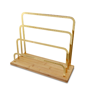 Schmuckdisplay f&uuml;r Ohrringe Natural-gold