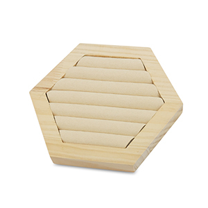 Schmuckdisplay f&uuml;r Ringe Natural-beige