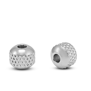 Stainless Steel - Rostfrei Stahl Perlen 6mm Silver