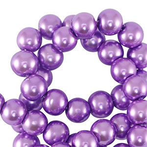 Glaswachsperlen 6mm Purple