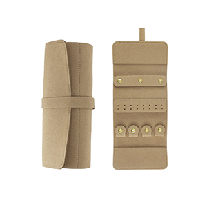 Schmuckreiseetui Klein Taupe