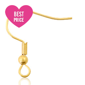 Stainless Steel - Rostfreiem Stahl Schmuckzubeh&ouml;r Ohrringe/Ohrh&auml;nger Gold