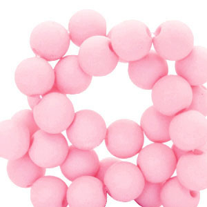 4 mm Acrylperlen Light pink