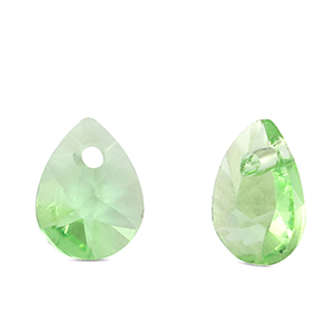 Anh&auml;nger Kristallglas Tropfen Light green