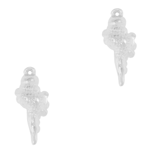 Stainless Steel - Rostfrei Stahl Anh&auml;nger H&uuml;lse Silver