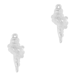 Stainless Steel - Rostfrei Stahl Anh&auml;nger H&uuml;lse Silver