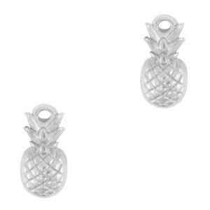 Stainless Steel - Rostfrei Stahl Anh&auml;nger Ananas Silver