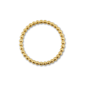 Stainless Steel - Rostfrei Stahl Schmuckzubeh&ouml;r Zwischenst&uuml;ck Rund Gold