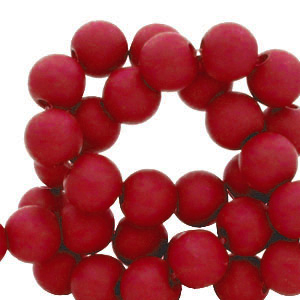 8 mm Acrylperlen Red